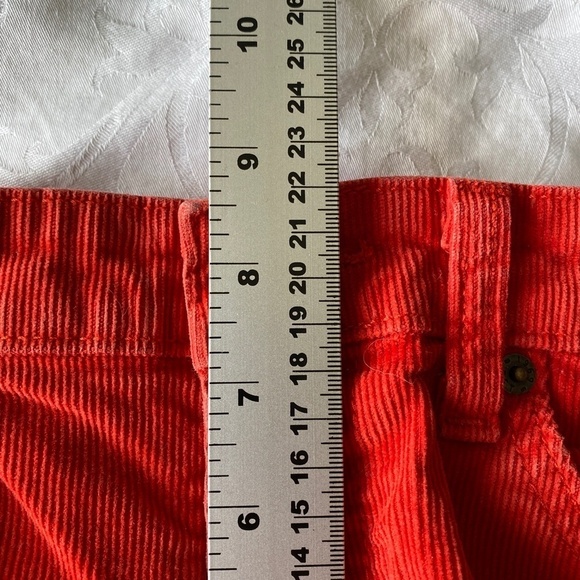 GAP 1969‎ Women's Red Corduroy Pants Size 6/28R - Picture 8 of 10